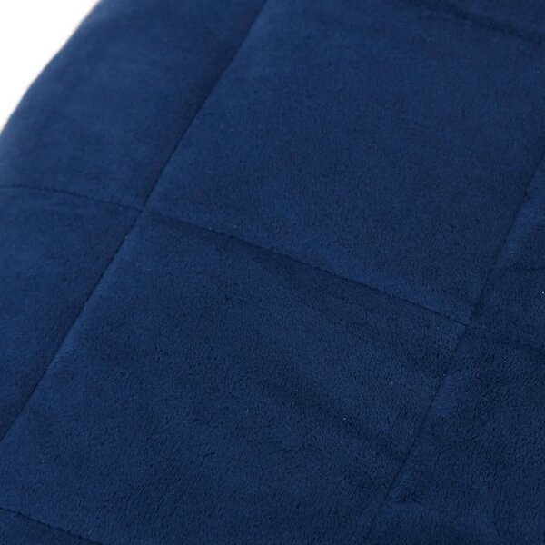 Zátěžová deka modrá 122 x 183 cm 5 kg textil 3154847