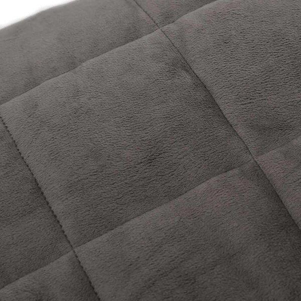 VidaXL Zátěžová deka 11 kg Textil [3154844] Barva: Šedá, Velikost: 155 x 220 cm