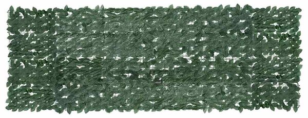 Balkónová zástěna s tmavě zelenými listy 300 x 100 cm 315487