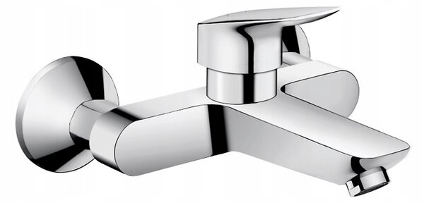 Nástěnná umyvadlová baterie Hansgrohe Logis stříbrná