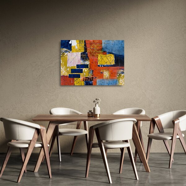 Skleněný obraz - Abstrakce (70x50 cm)