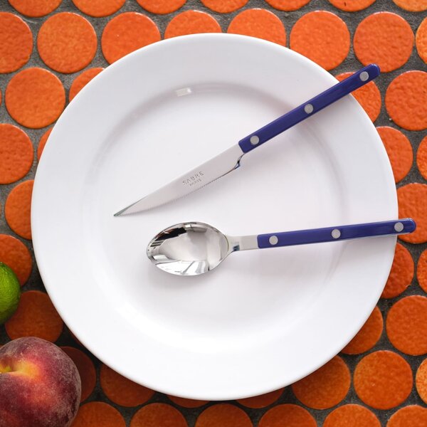 4-dílná sada příborů Bistrot Brillant – Navy Blue
