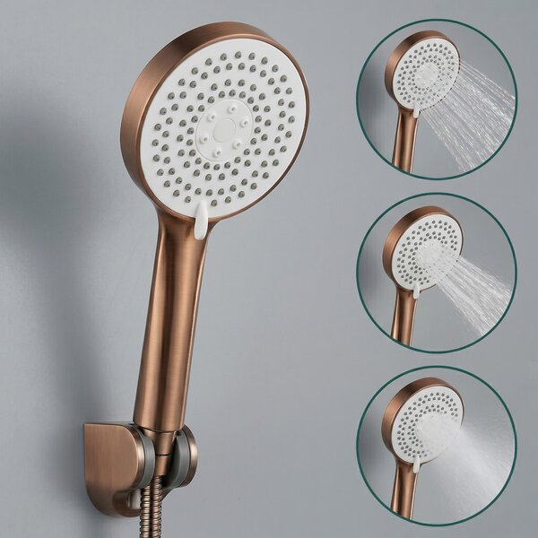 Rea, Sprchová hlavice REA JS-019 BRUSH COPPER, REA-03902