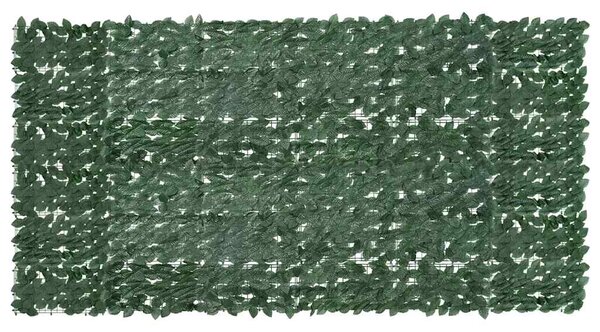 Balkónová zástěna s tmavě zelenými listy 300 x 150 cm 315491