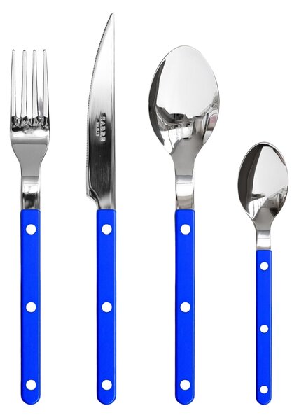 4-dílná sada příborů Bistrot Brillant – Lapis Blue