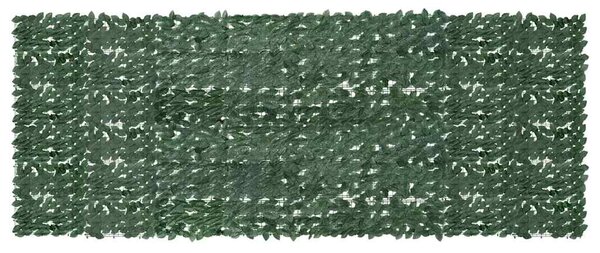 Balkónová zástěna s tmavě zelenými listy 400 x 150 cm 315492