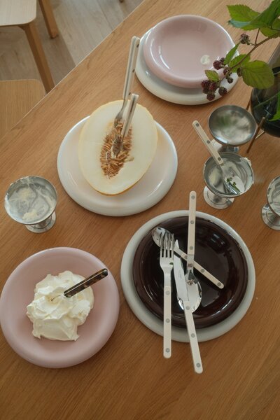 4-dílná sada příborů Bistrot Brillant – Ivory