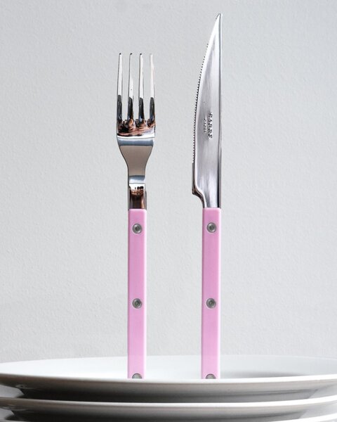 4-dílná sada příborů Bistrot Brillant – Pink