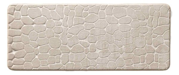Béžová textilní koupelnová předložka 50x120 cm Ricochet – douceur d'intérieur