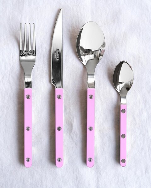 4-dílná sada příborů Bistrot Brillant – Pink