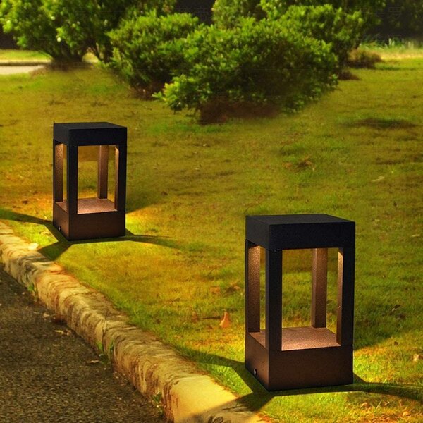 Abigali Qube venkovní stojací lampa 1x5 W černá GLQ200WW