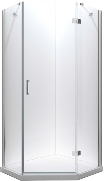 Besco Viva sprchový kout 90x90 cm chrom lesk/průhledné sklo V5P-90-195-C
