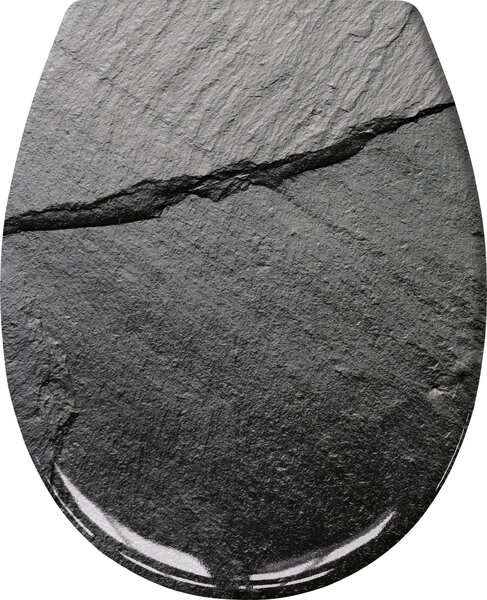 Kleine Wolke Slate záchodové prkénko s pomalým sklápěním 1862905075