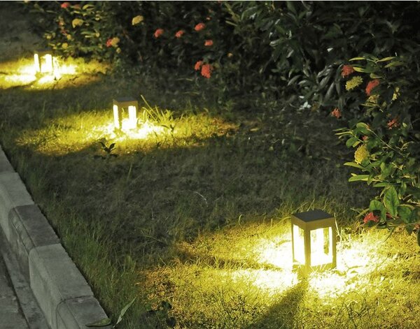 Abigali Qube venkovní stojací lampa 1x5 W černá GLQ200WW