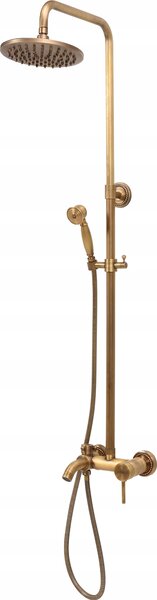 SPRCHOVÝ SET Fala Retro Bronze s jednopákovou dešťovou sprchou