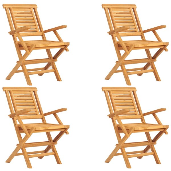 5dílný zahradní jídelní set masivní teakové dřevo 3155001