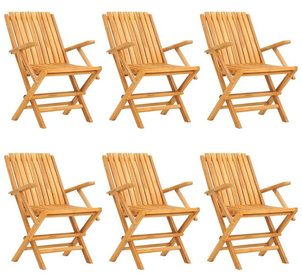 7dílný zahradní jídelní set masivní teakové dřevo 3155006