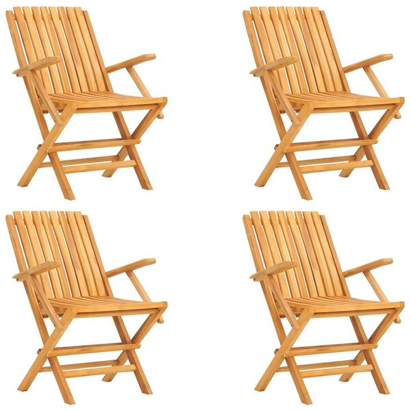5dílný zahradní jídelní set masivní teakové dřevo 3155005