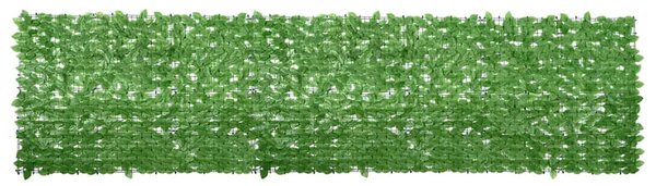 Balkónová zástěna s zelenými listy 400 x 100 cm 315500