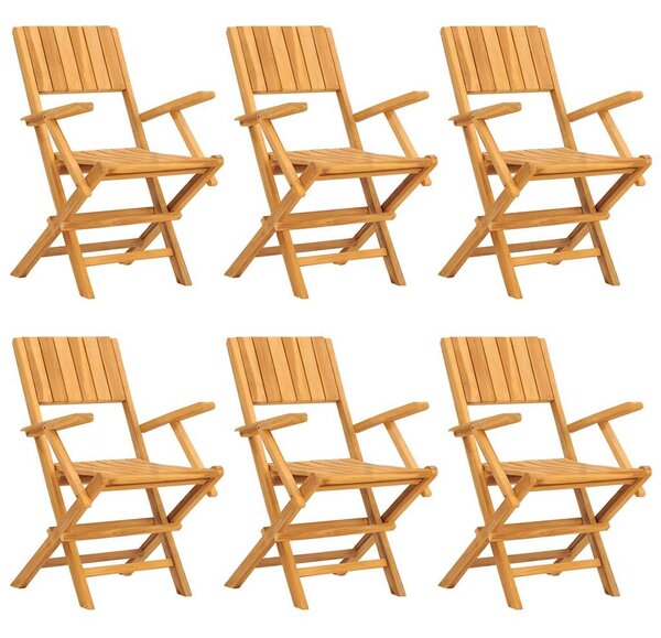 7dílný zahradní jídelní set masivní teakové dřevo 3155010