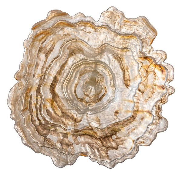 Béžová skleněná mísa ø 38,5 cm Asimi – Bloomingville