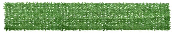 Balkónová zástěna se zelenými listy 600 x 100 cm 315502