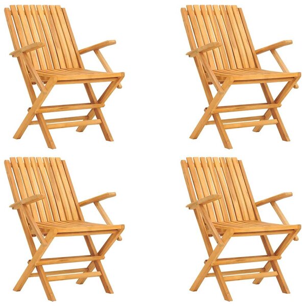 5dílný zahradní jídelní set masivní teakové dřevo 3155028