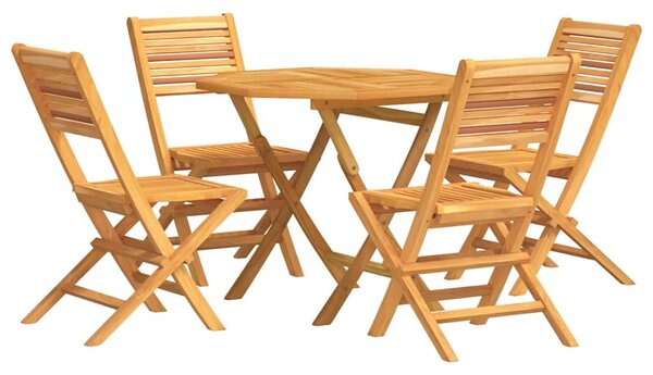 5dílný zahradní jídelní set masivní teakové dřevo 3155031