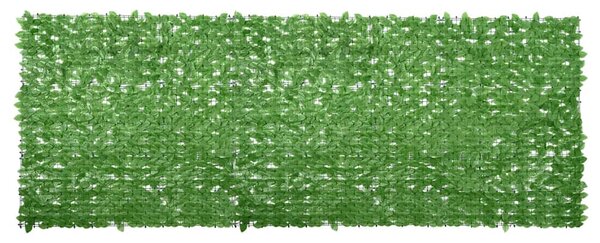 Balkónová zástěna se zelenými listy 400 x 150 cm 315504