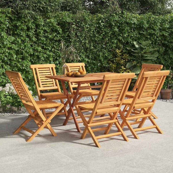 Skládací židle 6 ks 47x63x90 cm masivní teak 3155047