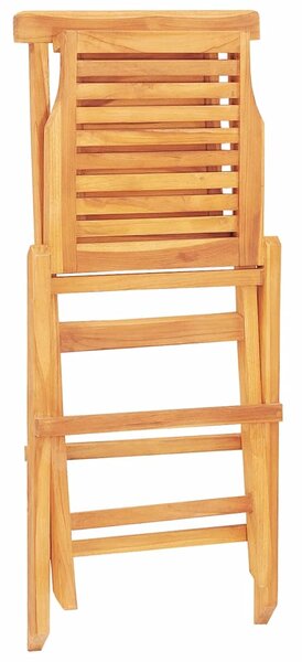 Skládací židle 4 ks 47x63x90 cm masivní teak 3155046