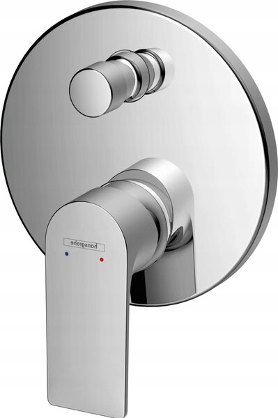 Podomítková vanová a sprchová baterie Hansgrohe Rebris E stříbrná