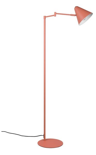 Oranžová stojací lampa s ohybatelnou konstrukcí (výška 126,5 cm) Cosima – Trio