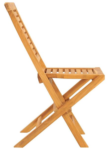 Skládací židle 4 ks 47x63x90 cm masivní teak 3155046