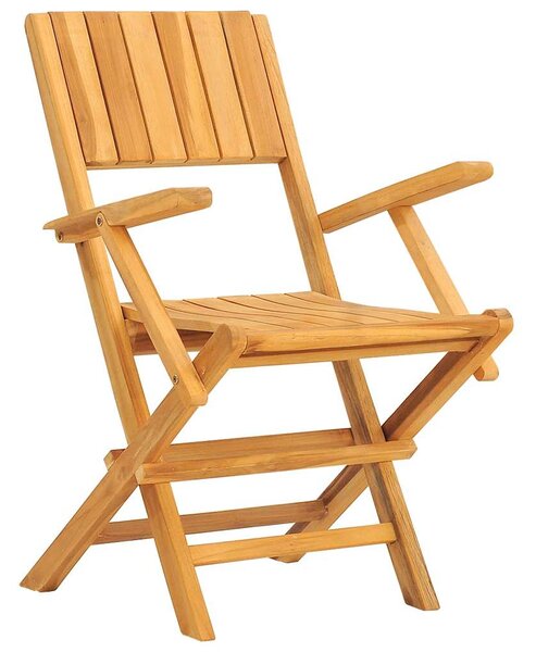 Skládací židle 4 ks 55x61x90 cm masivní teak 3155061