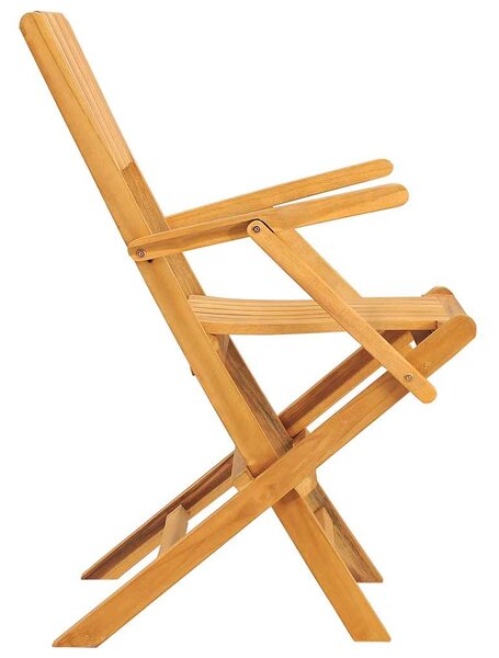 Skládací židle 4 ks 55x61x90 cm masivní teak 3155061