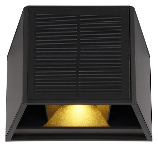 Globo Lighting Solar nástěnné svítidlo 1x6 W černá 36495