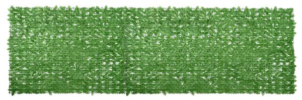 Balkónová zástěna se zelenými listy 600 x 150 cm 315506