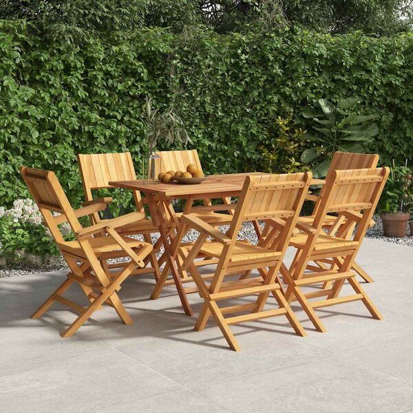 Skládací židle 6 ks 55x61x90 cm masivní teak 3155062