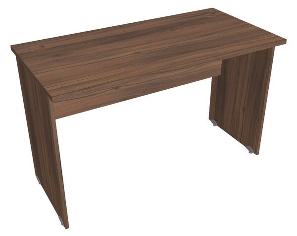Stůl pracovní rovný 120 cm - Hobis Gate GE 1200 Dekor stolové desky: ořech, Dekor lamino podnože: ořech