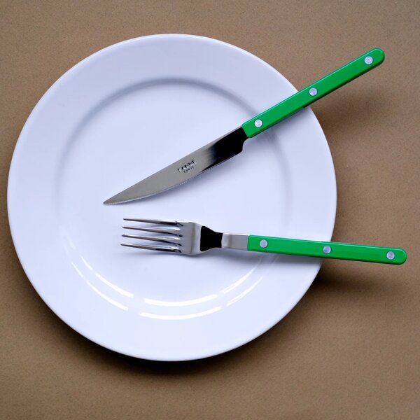 4-dílná sada příborů Bistrot Brillant – Garden Green