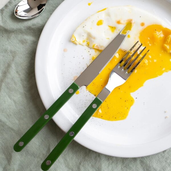 4-dílná sada příborů Bistrot Brillant – Green