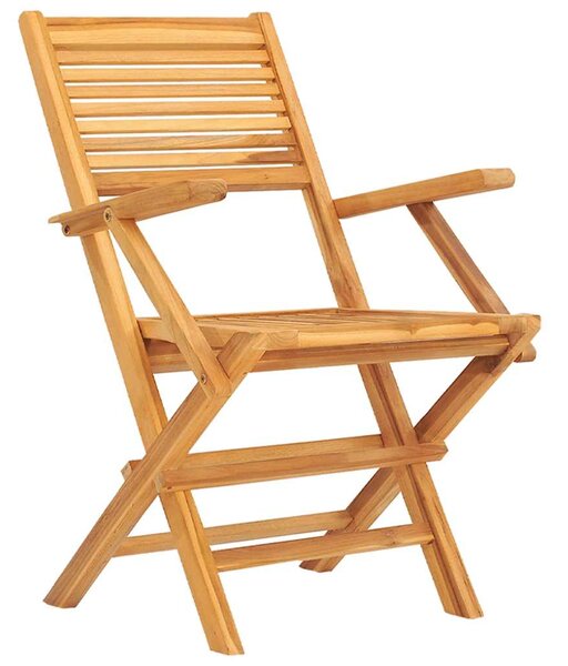 Skládací židle 4 ks 55x62x90 cm masivní teak 3155067