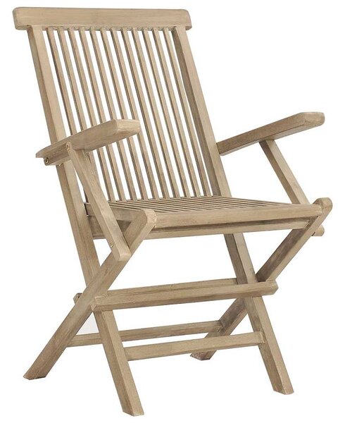 Skládací židle 4 ks, šedé, 56x61x89 cm, masivní teak 3155070