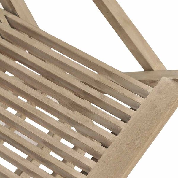 Skládací židle 6 ks, šedé, 56x61x89 cm, masivní teak 3155071