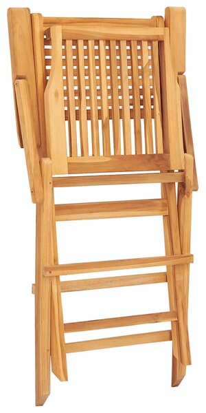 Skládací židle 8 ks 55x62x90 cm masivní teak 3155069