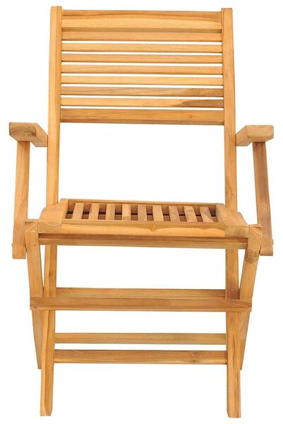 Skládací židle 8 ks 55x62x90 cm masivní teak 3155069