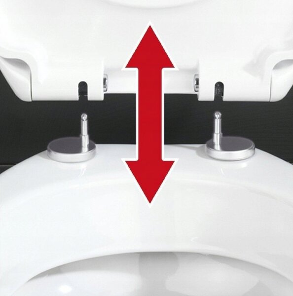 WC sedátko Wenko Ottana šedé, duroplast