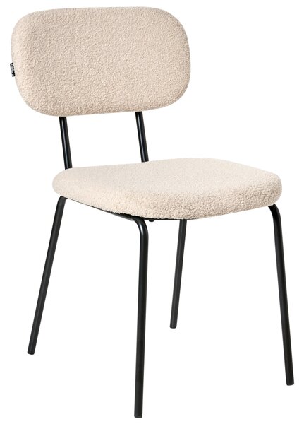 Sada 2 židlí ADAIR Buklé Béžová