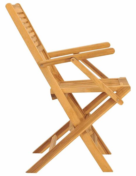 Skládací židle 8 ks 55x62x90 cm masivní teak 3155069